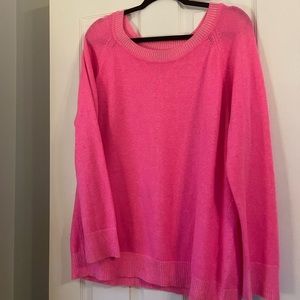 Neon pink Gap sweater